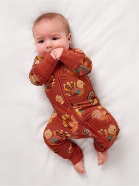 Little Sleepies Grateful Gobbles Zippy, Size 2T